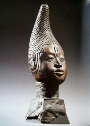 Queen-Mother Idia, Benin, Ethnologisches Museum, Berlin, Germany.